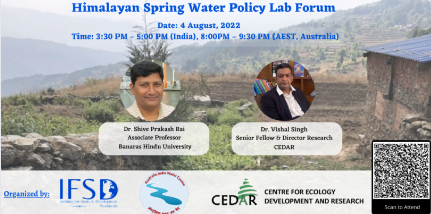 Himalayan Spring Water Policy Lab Forum II